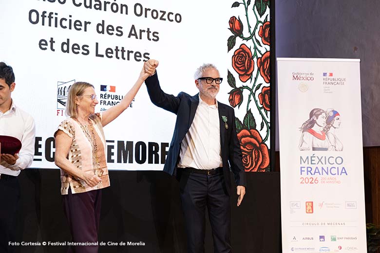Alfonso Cuarón en el FICM, entre homenajes, películas y familia