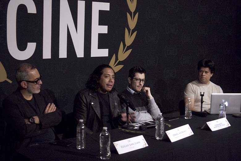 Izrael Moreno, rector de la Faculta de Cine en el conversatorio de Los 25 Más