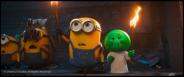Los Minions y su cartita de amor al cine