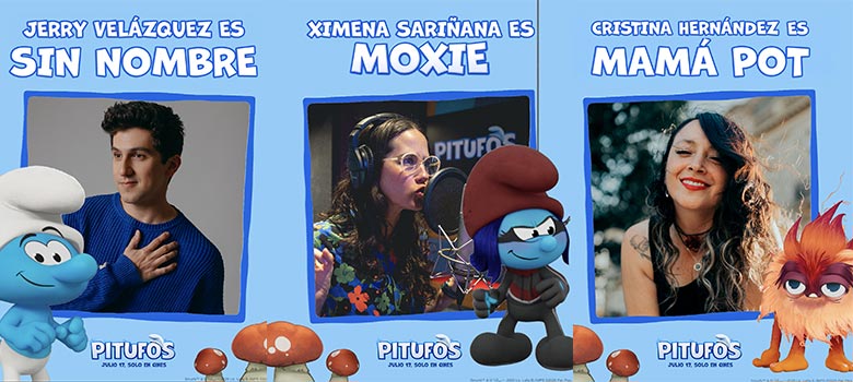 Conoce a los actores que darán voz a los nuevos Pitufos